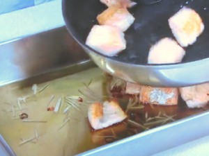 鮭とかぶの焼きづけ