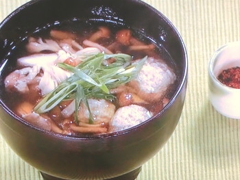 【上沼恵美子のおしゃべりクッキング】鶏つみれ汁のレシピ・上沼恵美子・岡本健二・藤岡弘、