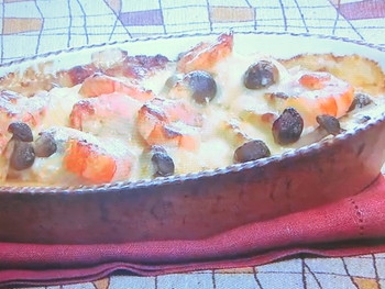 【おかずのクッキング】海老と豆腐の味噌グラタンのレシピ・できるかな１分クッキング・鈴木薫