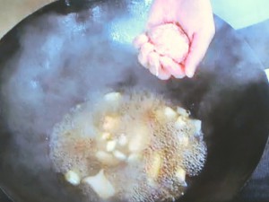 長芋と肉団子の煮込み