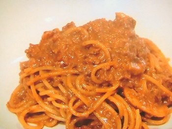 【きょうの料理】ミートソーススパゲッティのレシピ・荻野伸也・谷原章介
