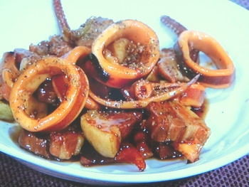 【きょうの料理】いかと豚肉の煮物のレシピ・土井善晴