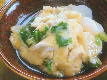 【きょうの料理ビギナーズ】油揚げとかぶの卵とじのレシピ・大庭英子
