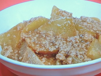 【ノンストップ】大根とひき肉で♪簡単とろ～り煮物のレシピ・三ツ星シュフの食ナビ
