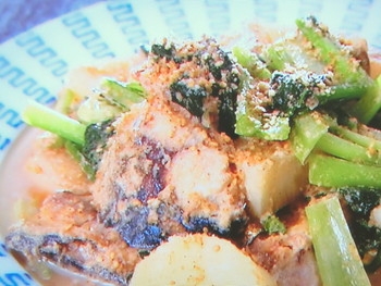 【ノンストップ】サバのゴマ煮のレシピ・坂本昌行・坂本昌行のOne Dish