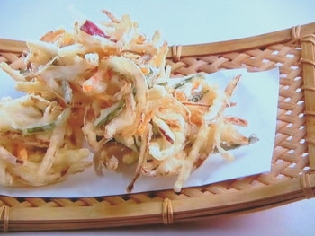 【上沼恵美子のおしゃべりクッキング】野菜のかき揚げのレシピ・上沼恵美子・岡本健二・神保悟志