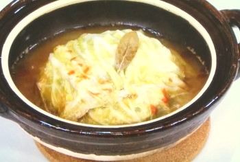 【きょうの料理】豚もも重ねロールキャベツのレシピ・谷島 せい子