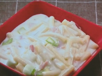 【おかずのクッキング】マカロニのクリーム煮のレシピ・土井善晴