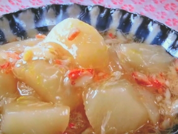 【おかずのクッキング】大根の含め煮かにあんかけのレシピ・笠原将弘