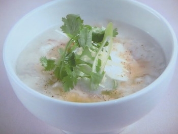 【上沼恵美子のおしゃべりクッキング】海鮮中華粥のレシピ・上沼恵美子・不破万作・宮崎耕一