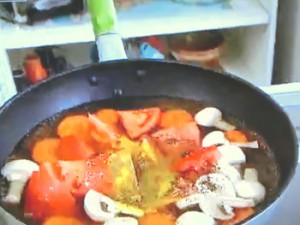 オリジナルニョッキのトマトカレースープ