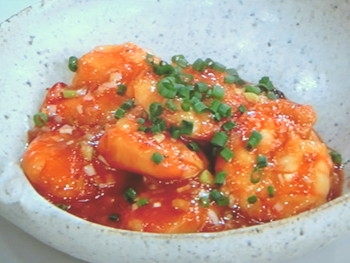 【きょうの料理】えびチリのレシピ・おせち家族に福きたる！平野レミの早わざレシピ・平野レミ