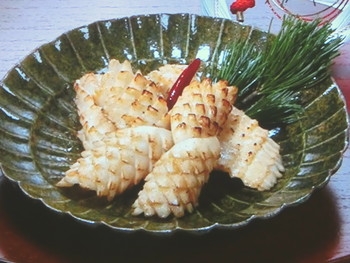 【きょうの料理】いかの松かさ炒めのレシピ・おせち家族に福きたる！平野レミの早わざレシピ・平野レミ