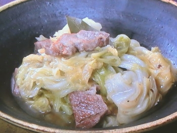 【きょうの料理ビギナーズ】キャベツと豚肉の蒸し煮のレシピ・大庭英子