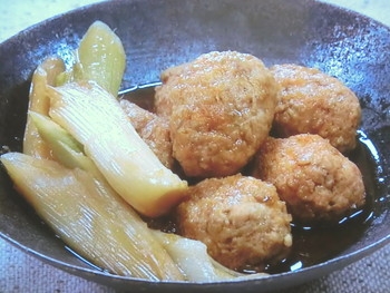 【きょうの料理】鶏つくねのしょうが煮のレシピ・加藤美由紀