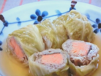 【おかずのクッキング】塩鮭のロールキャベツのレシピ・土井善晴