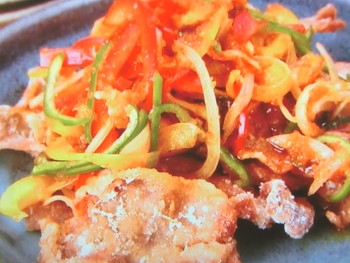 【ノンストップ】ポークチップの南蛮ダレのレシピ・坂本昌行・坂本昌行のOne Dish