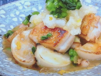 【ノンストップ】鶏モモ肉とカブの焼きびたしのレシピ・吉岡英尋・行列シェフのまかない・家ごはん