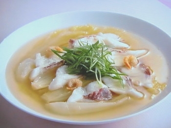 【上沼恵美子のおしゃべりクッキング】鯛と白菜のとろっと煮のレシピ・上沼恵美子・宮崎耕一・谷原章介