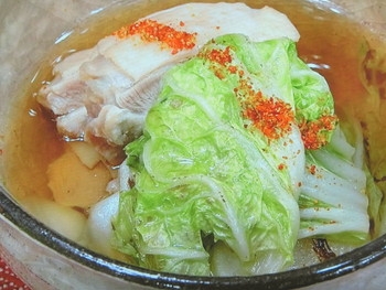 【ノンストップ】白菜と鶏モモ肉のスープ煮のレシピ・中嶋貞治・行列シェフのまかない・家ごはん