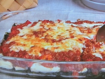 【キューピー３分クッキング】ほうれん草と豆腐のミートソースグラタンのレシピ・石原洋子