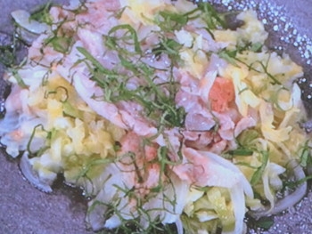 【あさイチ】豚肉の梅しょうゆ漬けｄｅキャベツの重ね蒸しのレシピ・ワタナベマキ・解決！ごはん