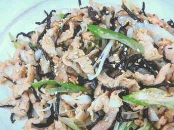 【あさイチ】豚肉の梅しょうゆ漬けｄｅひじき炒めのレシピ・ワタナベマキ・解決！ごはん