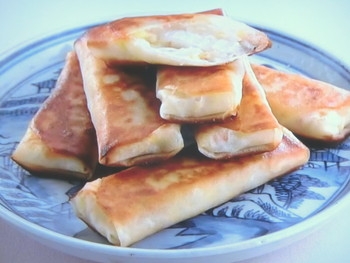 【上沼恵美子のおしゃべりクッキング】白菜とベーコンの焼き春巻きのレシピ・上沼恵美子・宮崎耕一・神戸蘭子