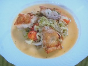 鶏と白菜のソテー