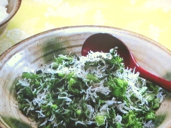 【おかずのクッキング】菜の花しらすのレシピ・土井善晴