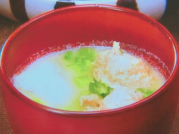 【男子ごはん】鶏団子の白みそ汁のレシピ・国分太一・栗原心平