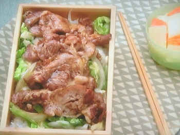 【きょうの料理ビギナーズ】しょうが焼き丼弁当のレシピ・杉山智美