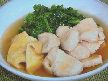【きょうの料理】菜の花と鶏むねのサッと煮のレシピ・河野雅子