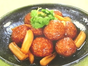 【おかずのクッキング】黒酢肉団子のレシピ・コウケンテツ