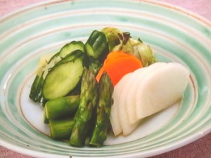 Nhkきょうの料理 春野菜の浅漬け のレシピby大原 千鶴 4月21日 おさらいキッチン