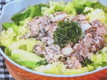 【あさイチ】さばとキャベツの重ね蒸しのレシピ・堀江ひろ子・解決！ごはん