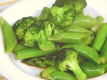 【きょうの料理】緑の野菜の蒸し炒めのレシピ・本田よう一
