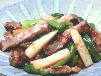 【きょうの料理】チンジャオステーキのレシピ・堀江ひろ子