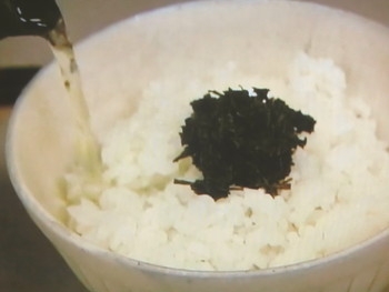 【おかずのクッキング】新茶の佃煮のお茶漬けのレシピ・青江覚峰