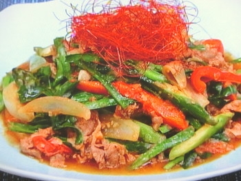 【ノンストップ】季節の野菜たっぷりHATAKE風プルコギのレシピ・神保佳永・行列シェフのまかない・家ごはん