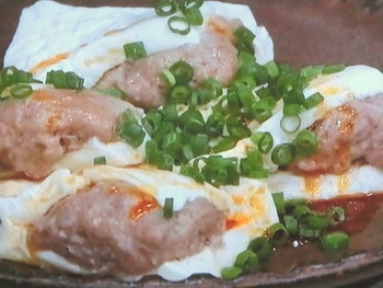 【キューピー３分クッキング】豆腐の肉詰めレンジ蒸しのレシピ・藤井恵