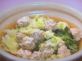 【きょうの料理】えのき鶏つくねの柚子こしょう煮のレシピ・小林まさみ