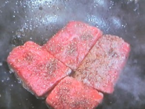 牛肉レタス炒飯