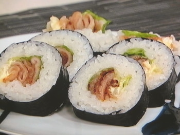 【きょうの料理】しょうが焼き風太巻きのレシピ・佐々木浩