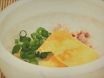 【あさイチ】簡単中華がゆ＆白切鶏（パイチェチー）のレシピ・JAPA-NAVI・馬双喜