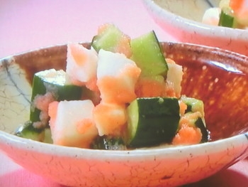 【きょうの料理ビギナーズ】きゅうりと長芋の明太子あえのレシピ・河野雅子