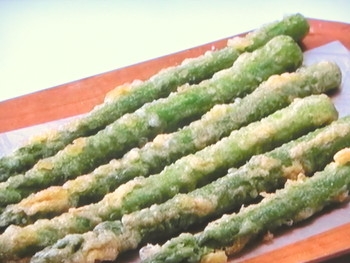 【おかずのクッキング】アスパラガスの卵フライのレシピ・土井善晴
