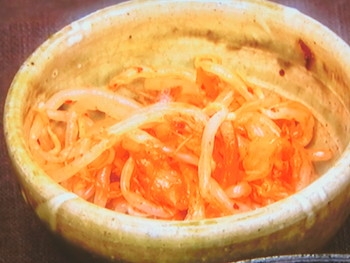 【男子ごはん】もやしとキムチの和え物のレシピ・国分太一・栗原心平