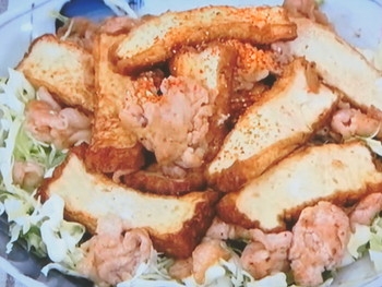 【あさイチ】厚揚げと豚肉のしょうが焼きのレシピ・瀬尾幸子・解決！ごはん