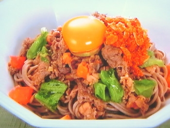 【ノンストップ】スタミナまぜそばのレシピ・坂本昌行・坂本昌行のOne Dish